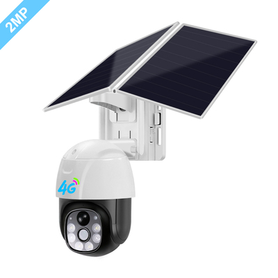 V380pro VC9 Solar 2MP PTZ Camera with 20W Solar Panel 20AH Battery