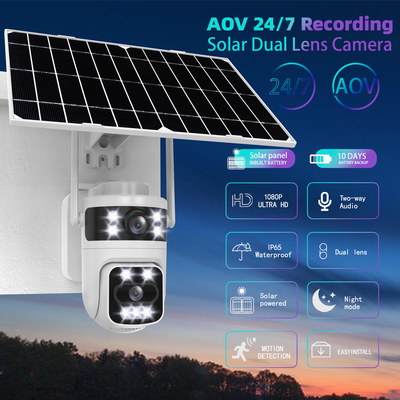 IK-Q10pro Hieasy Solar 4G AOV Dual Lens PTZ Camera