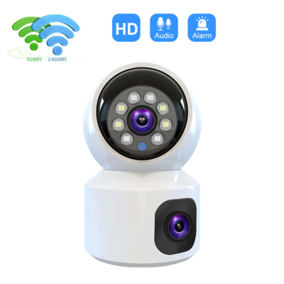 Ikevision V380pro SQ01 Wifi 4G Dual Lens PTZ Human Tracking Security Camera